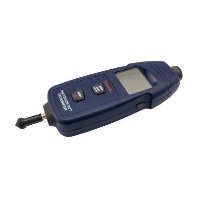 Digital omdrejningstæller med kombineret laser og mekanisk aflæsning